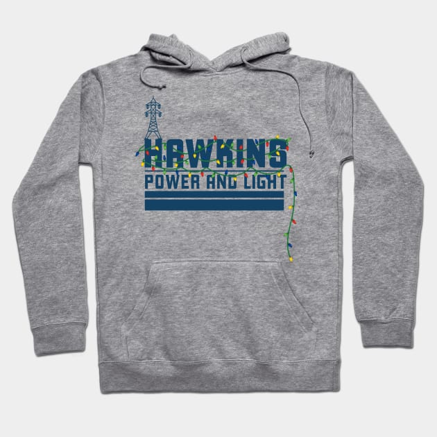 Hawkins Power and Light Hoodie by MindsparkCreative